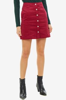 Короткая вельветовая юбка на кнопках Calvin Klein Jeans