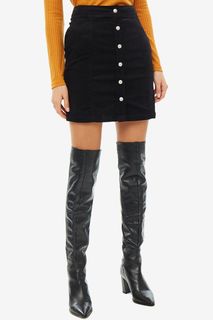 Короткая вельветовая юбка на кнопках Calvin Klein Jeans