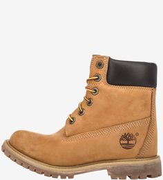 Высокие ботинки из нубука и кожи Timberland