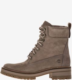 Высокие демисезонные ботинки из нубука Timberland