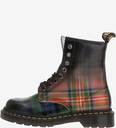 Кожаные ботинки в клетку 1460 Tartan Dr. Martens