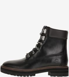 Черные кожаные ботинки на шнуровке London Square 6" Boot Timberland