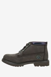 Низкие ботинки из нубука цвета хаки Timberland