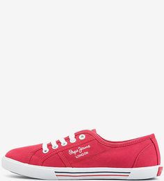 Красные летние кеды Pepe Jeans