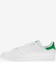 Белые кожаные кеды на шнуровке Stan Smith Adidas Originals