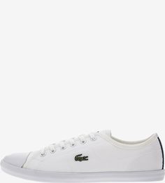 Белые текстильные кеды Ziane Lacoste