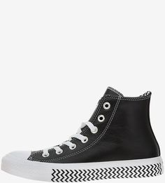 Кожаные кеды с логотипом бренда Converse