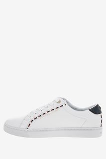 Белые кеды с контрастными вставками Tommy Hilfiger