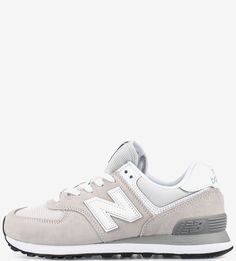 Замшевые кроссовки с текстильными вставками 574 New Balance