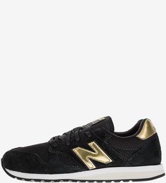 Черные кроссовки из текстиля и замши 520 New Balance