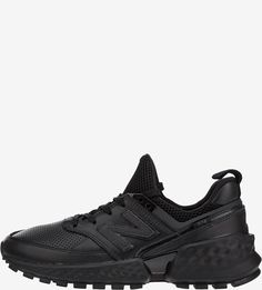 Черные кожаные кроссовки 574 New Balance