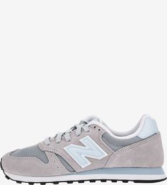 Замшевые кроссовки с контрастными вставками 373 New Balance