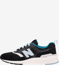 Черные кроссовки с текстильными вставками 997 New Balance