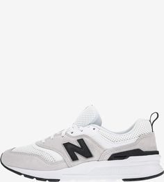 Замшевые кроссовки с текстильными вставками 997 New Balance