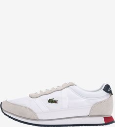 Текстильные кроссовки с замшевыми вставками Partner Lacoste