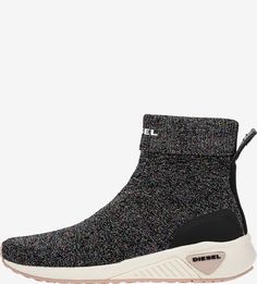 Текстильные кроссовки оригинальной расцветки Diesel