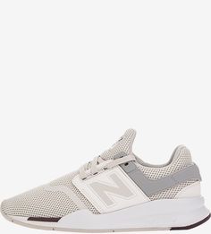 Текстильные кроссовки молочного цвета 247 New Balance