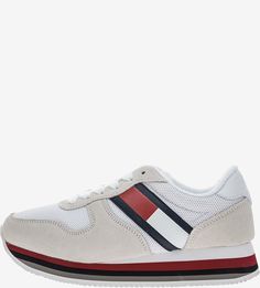 Текстильные кроссовки с замшевыми вставками Tommy Jeans