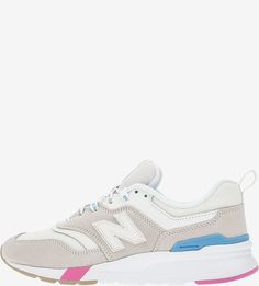 Бежевые замшевые кроссовки с текстильными вставками 997H New Balance