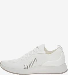 Белые текстильные кроссовки Fashletics by Tamaris