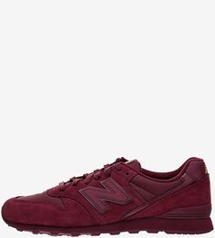 Замшевые кроссовки бордового цвета 996 New Balance