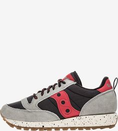 Замшевые кроссовки с текстильными вставками Jazz Original Saucony