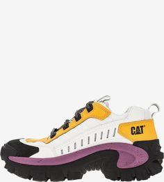 Разноцветные кроссовки на массивной подошве Caterpillar
