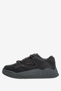 Кроссовки из нубука и кожи на шнуровке Court Slam Lacoste