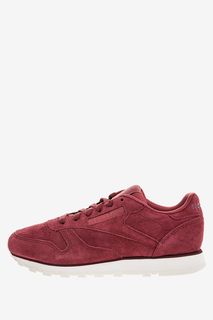 Бордовые кроссовки CL LTHR Reebok Classic