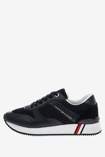 Синие текстильные кроссовки Tommy Hilfiger