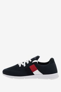 Синие текстильные кроссовки Tommy Hilfiger