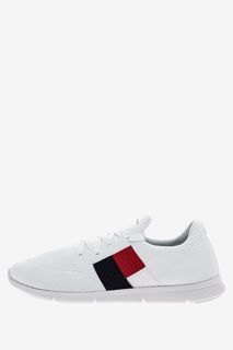 Белые текстильные кроссовки Tommy Hilfiger