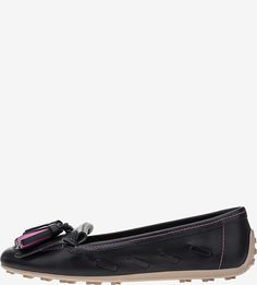 Черные кожаные мокасины Emporio Armani