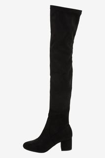 Черные замшевые ботфорты Isaac Boot Steve Madden
