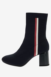 Текстильные полусапоги на устойчивом каблуке Tommy Hilfiger