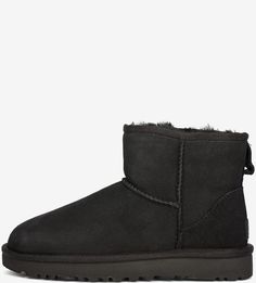 Черные полусапоги из натуральной замши UGG Australia