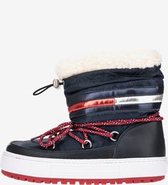 Утепленные полусапоги синего цвета Tommy Jeans