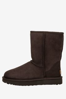 Утепленные замшевые полусапоги Classic Short ll UGG Australia