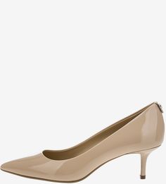 Бежевые туфли из лаковой кожи Flex Michael Michael Kors