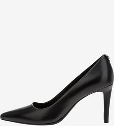 Черные кожаные туфли на высоком каблуке Dorothy Michael Michael Kors