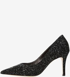 Черные замшевые туфли с серебристым принтом Högl