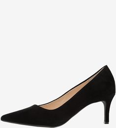 Черные замшевые туфли на шпильке Högl