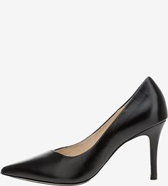 Черные туфли из натуральной кожи Högl