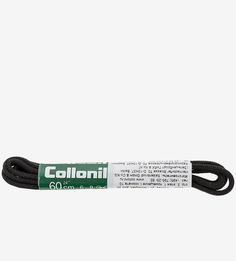 Хлопковые шнурки черного цвета Collonil