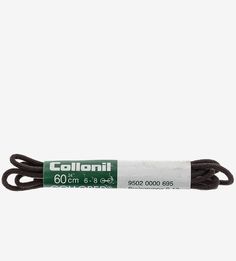 Тонкие шнурки коричневого цвета Collonil