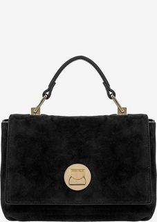 Замшевая сумка с откидным клапаном Liya Suede Coccinelle