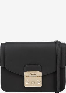 Сумка из гладкой кожи со съемным клапаном Metropolis Magia Furla