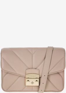 Кожаная сумка с откидным клапаном Metropolis Furla