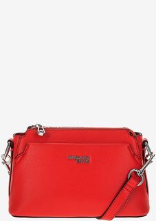 Маленькая красная сумка через плечо Trussardi Jeans