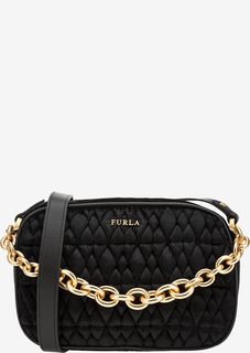 Маленькая текстильная сумка на молнии Cometa Furla